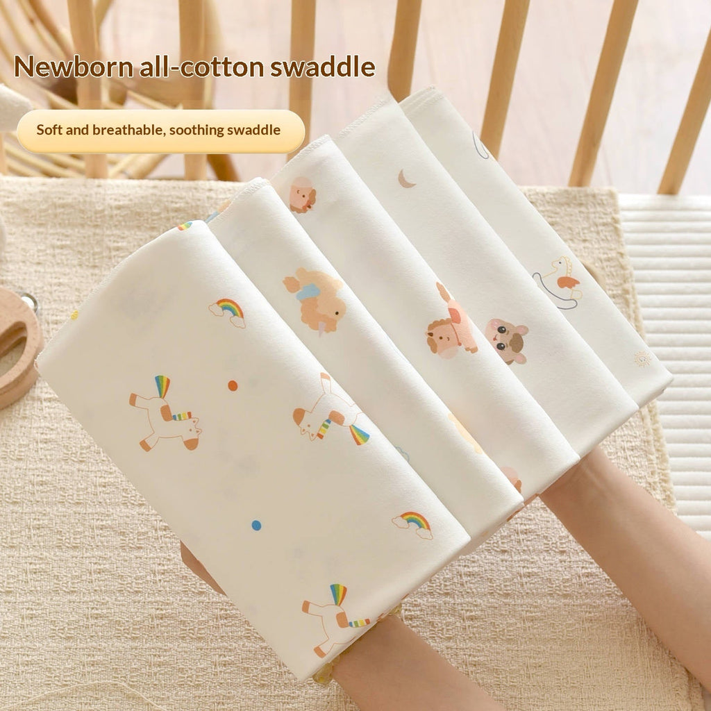 Cotton Baby Swaddle To Prevent The Startle Reflex