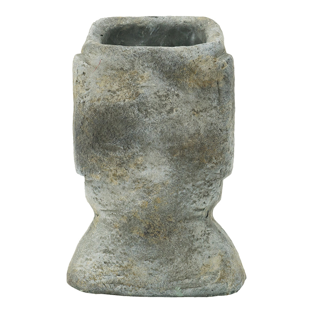 Easter Island Cement Planter