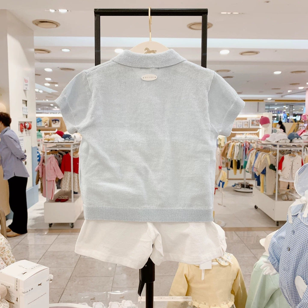 Summer-style Children's Simple Lapel Casual