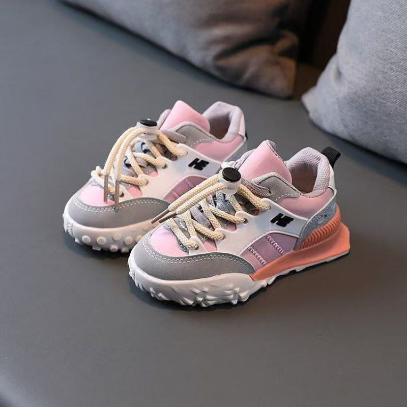 Korean-style Soft-soled Casual Sports Running Shoes For Kids