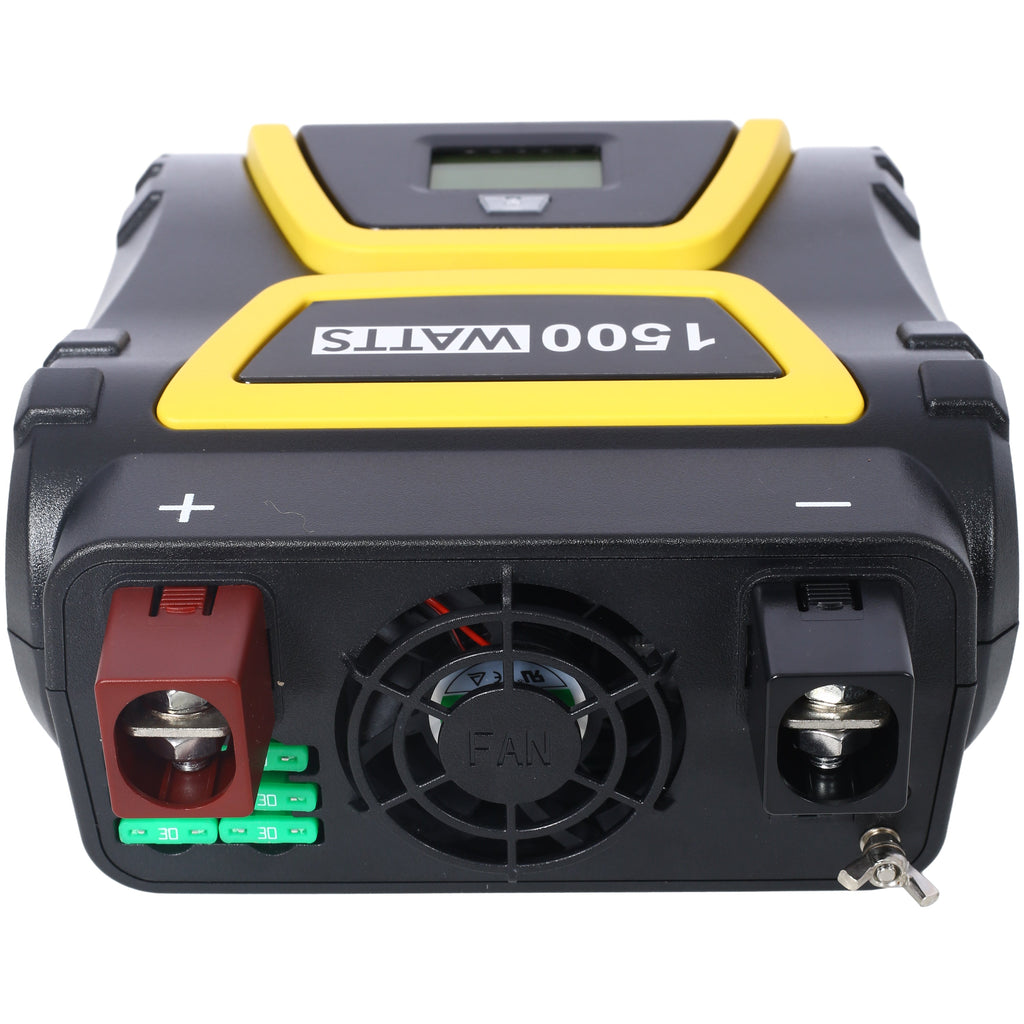 1500 Watt Power Inverter with LCD Display - Portable AC Power Solution