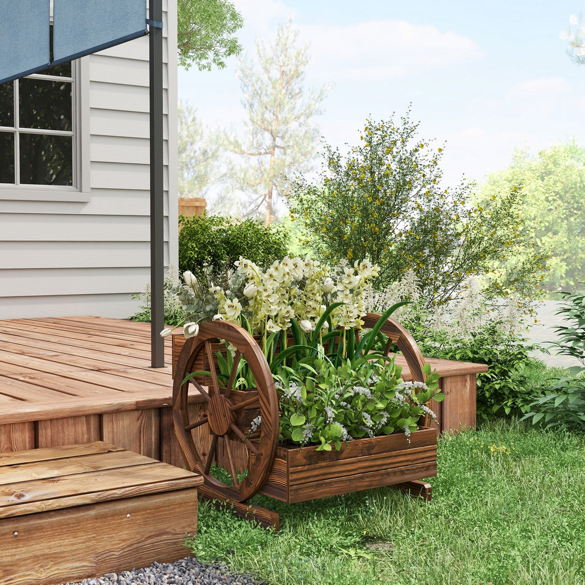 Outsunny 3-Tier Raised Garden Bed Planter