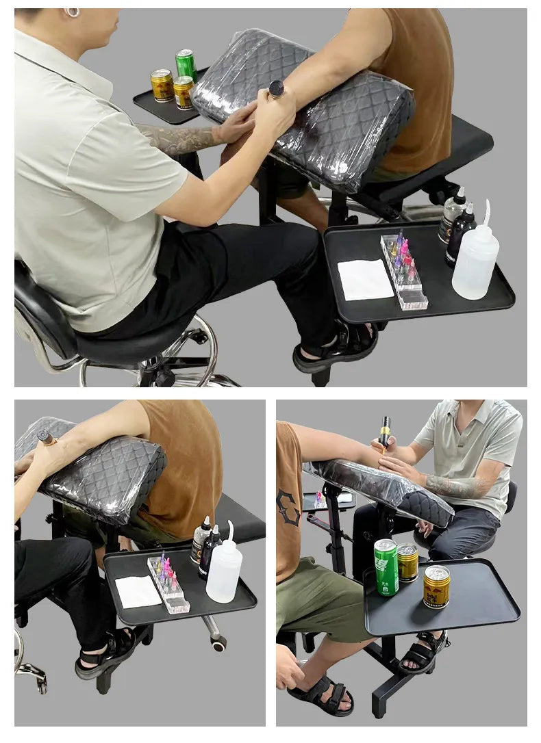 INKSOUL Tattoo Hand Bracket – Thicker Steel Armrest