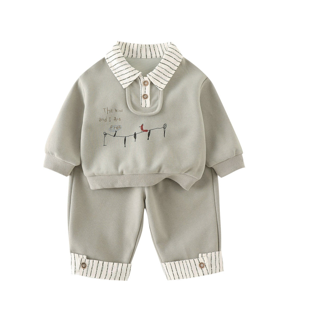 Autumn Clothing Set For Toddlers Top And Pants