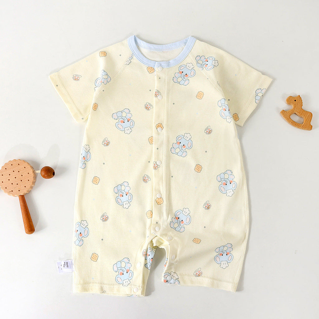 Fashionable Newborn Long-sleeve Bodysuit Loungewear