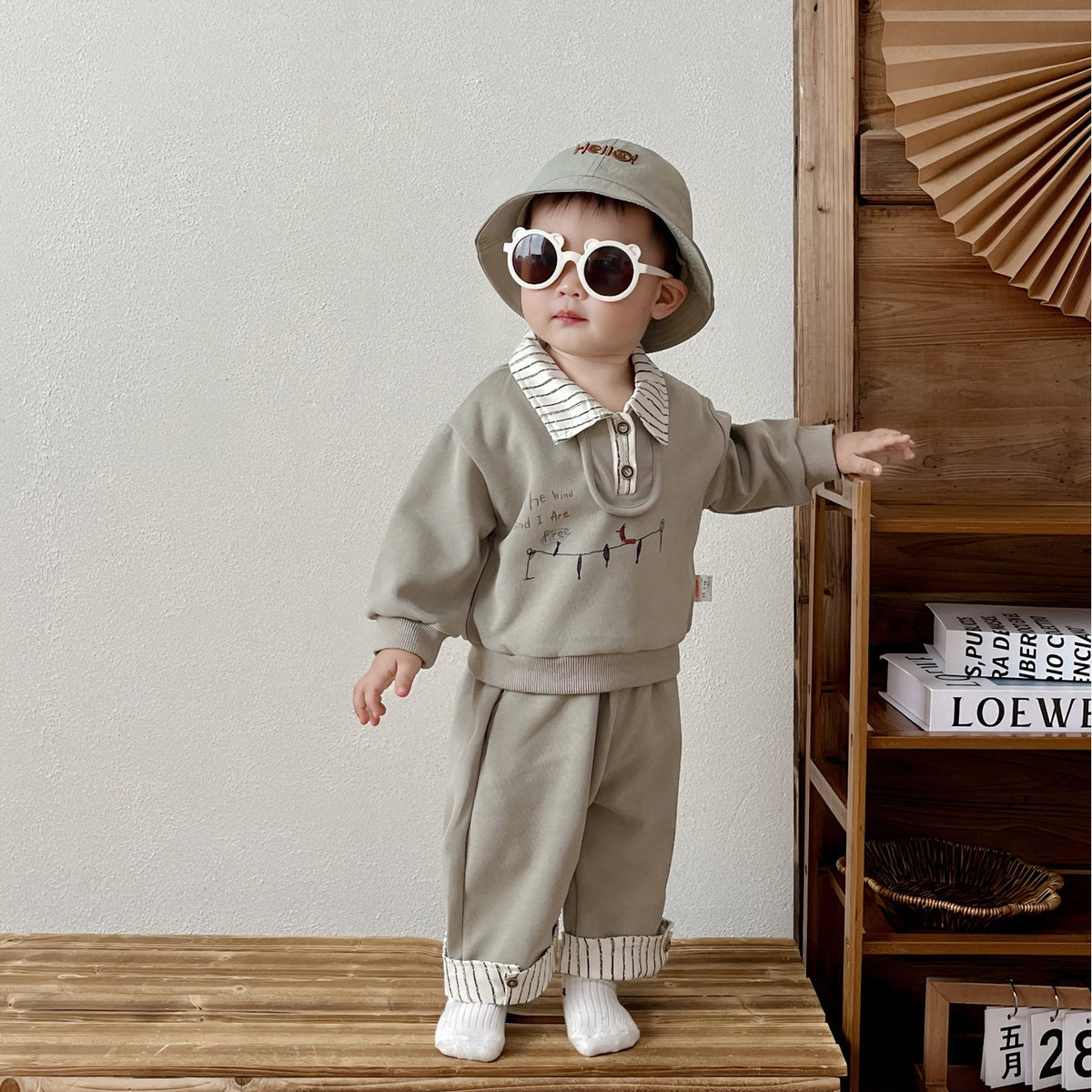 Autumn Clothing Set For Toddlers Top And Pants