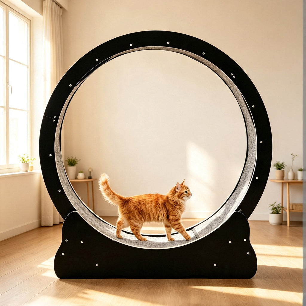 Large Cat Treadmill for Indoor Pets with Quiet Operation - MDF