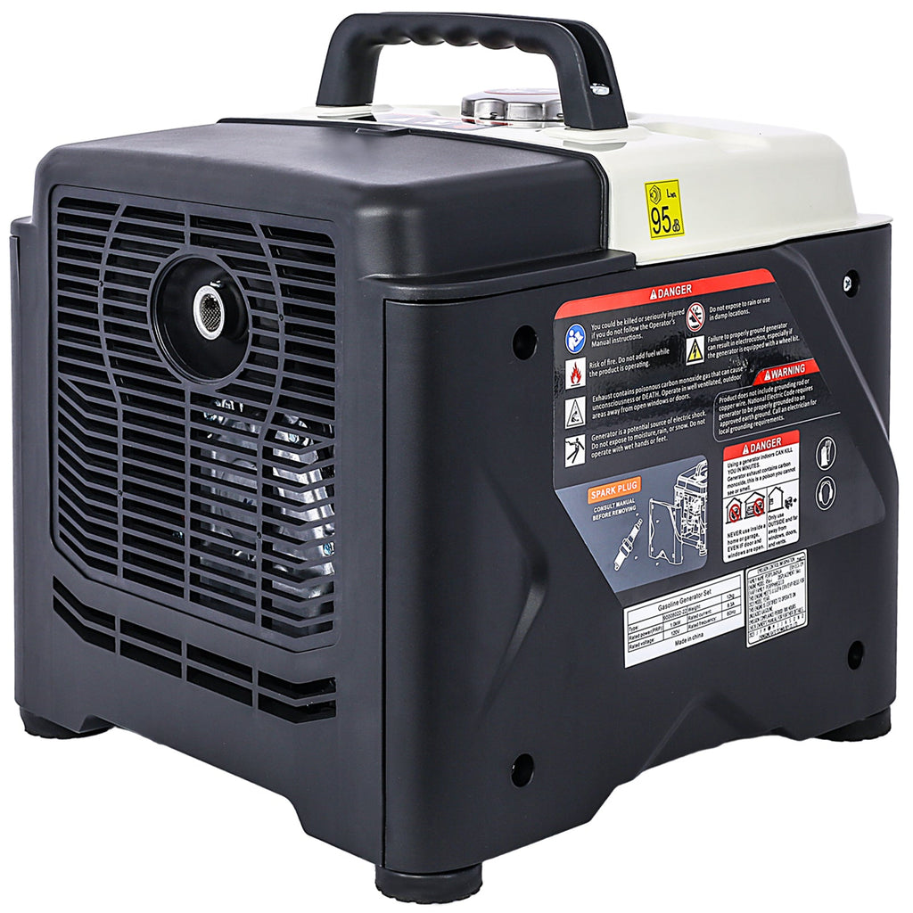 1200W Ultra-Quiet Portable Inverter Generator with Eco-Mode – Aluminum