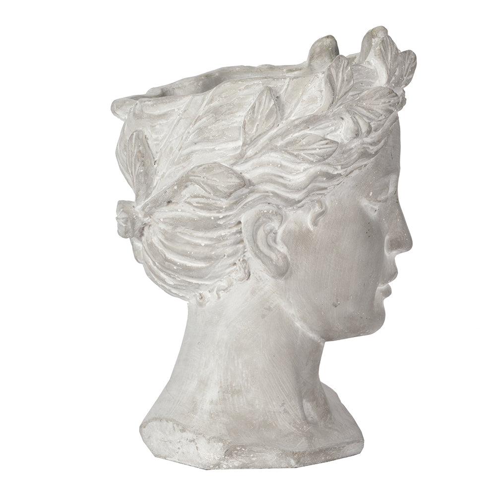Greek Style Cement Head Planter