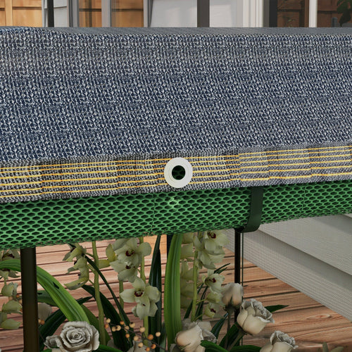 Outsunny 7.3 x 3.4 ft Galvanized Raised Garden Bed