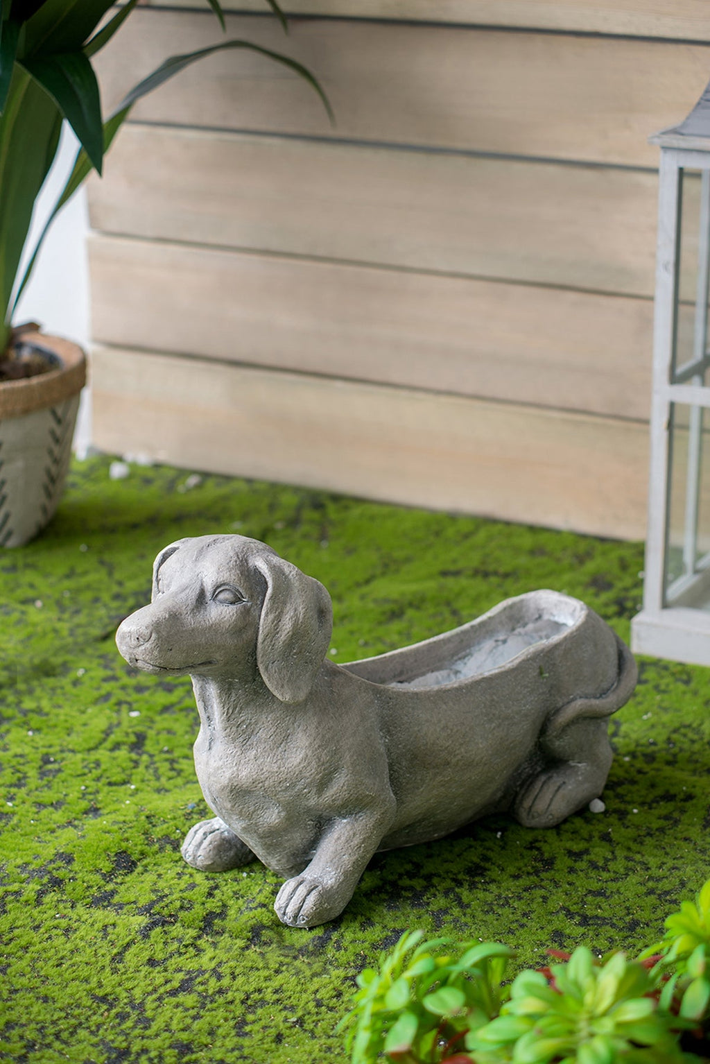 Manon Dog Planter Garden Decor