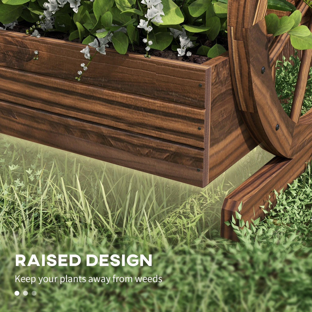 Outsunny 3-Tier Raised Garden Bed Planter