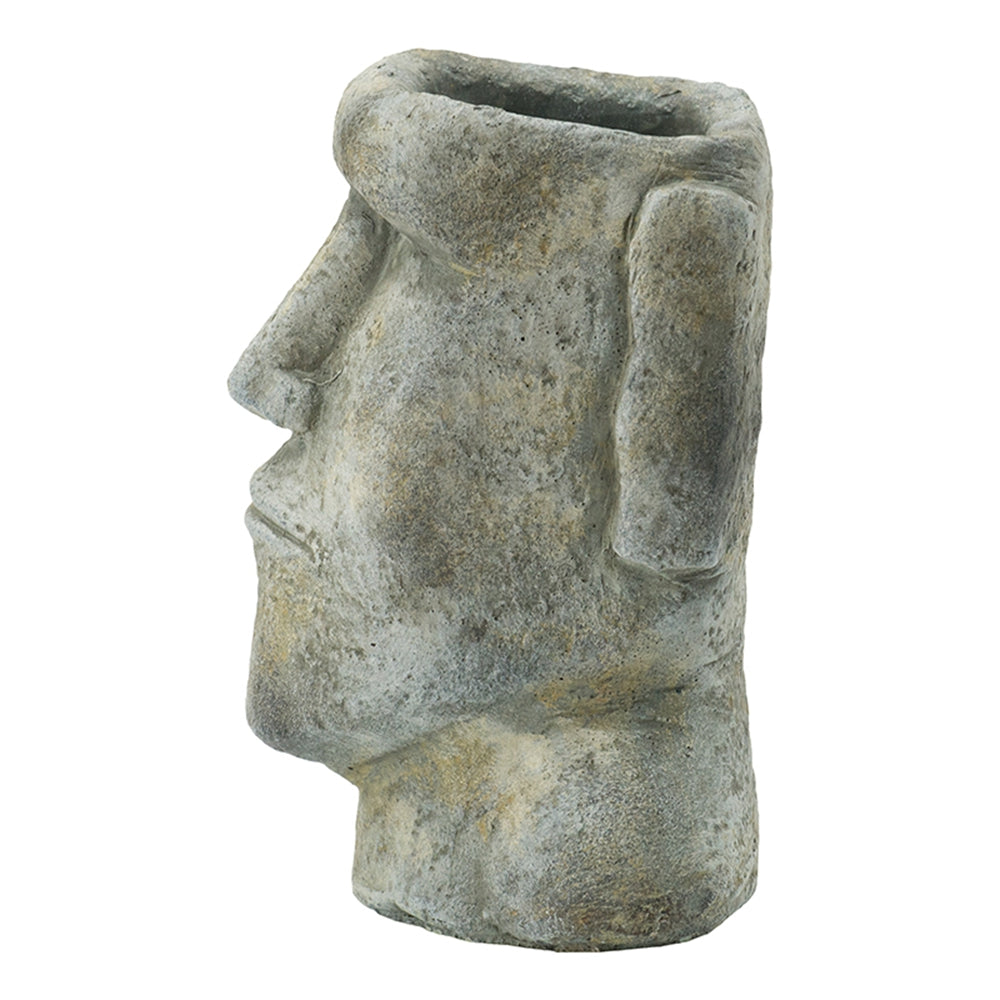 Easter Island Cement Planter