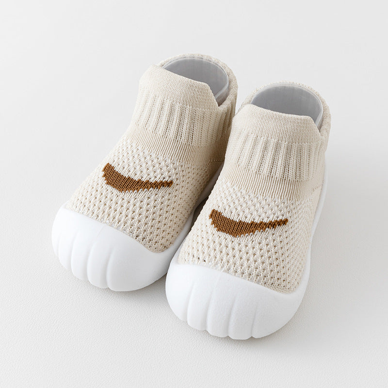 Springautumn First-walking Shoes For Baby Boys And Girls Breathable, With Soft Soles