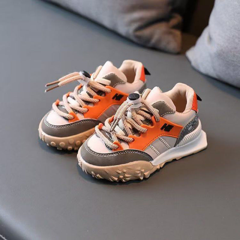 Korean-style Soft-soled Casual Sports Running Shoes For Kids