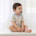 Baby Mesh Breathable Thin Short-sleeve Onesie