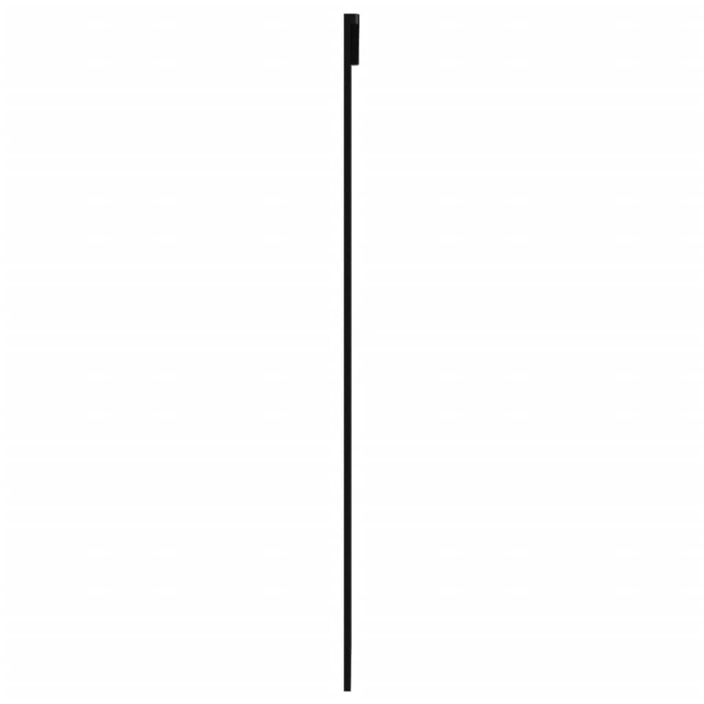 Sliding Door ESG Glass and Aluminum 29.9"x80.7" Black
