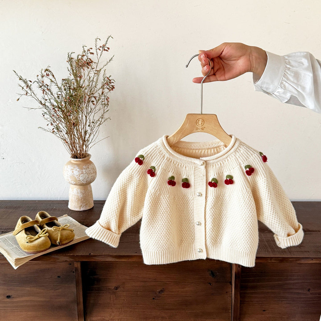 Toddler Girls Cotton Cardigan Clothing Set