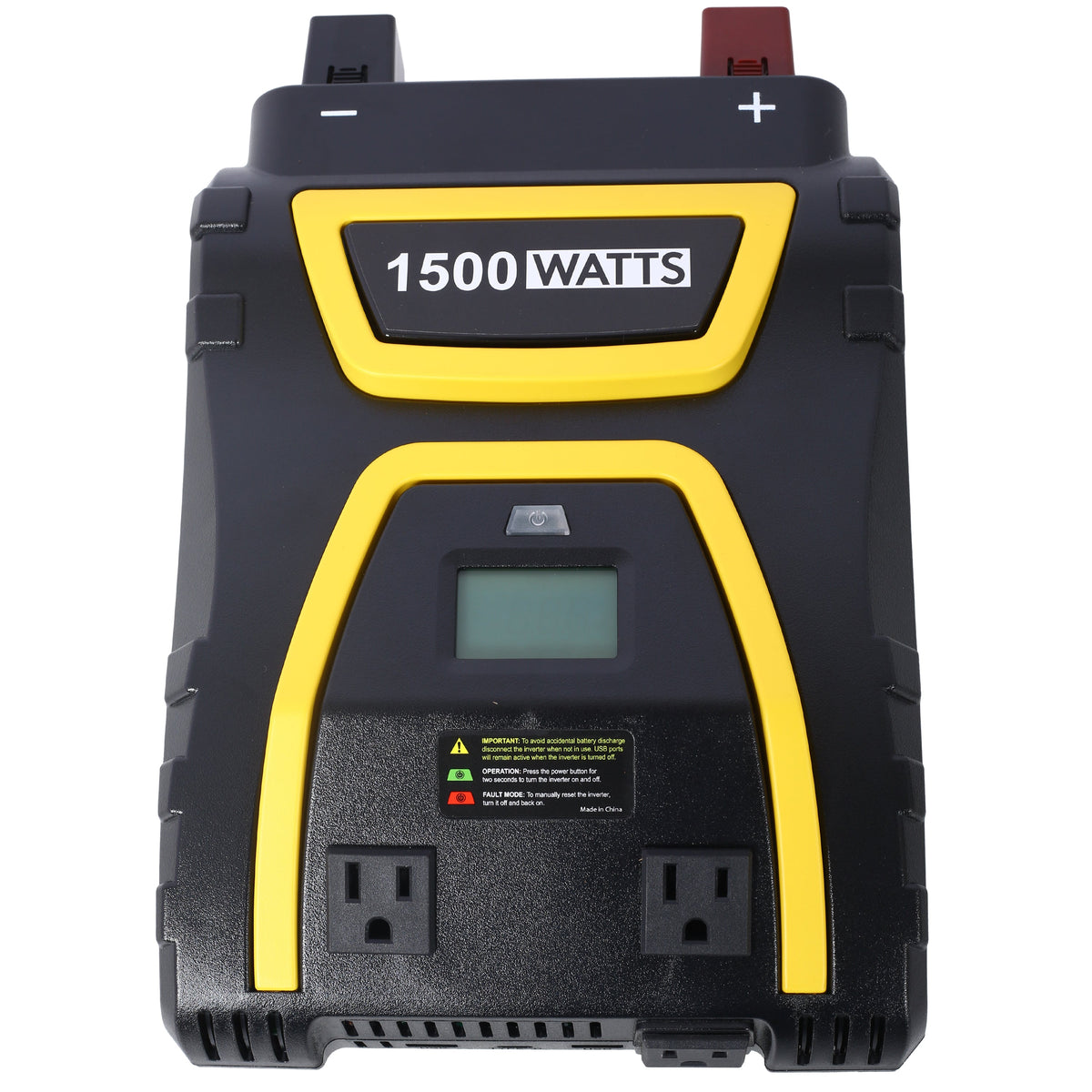 1500 Watt Power Inverter with LCD Display - Portable AC Power Solution