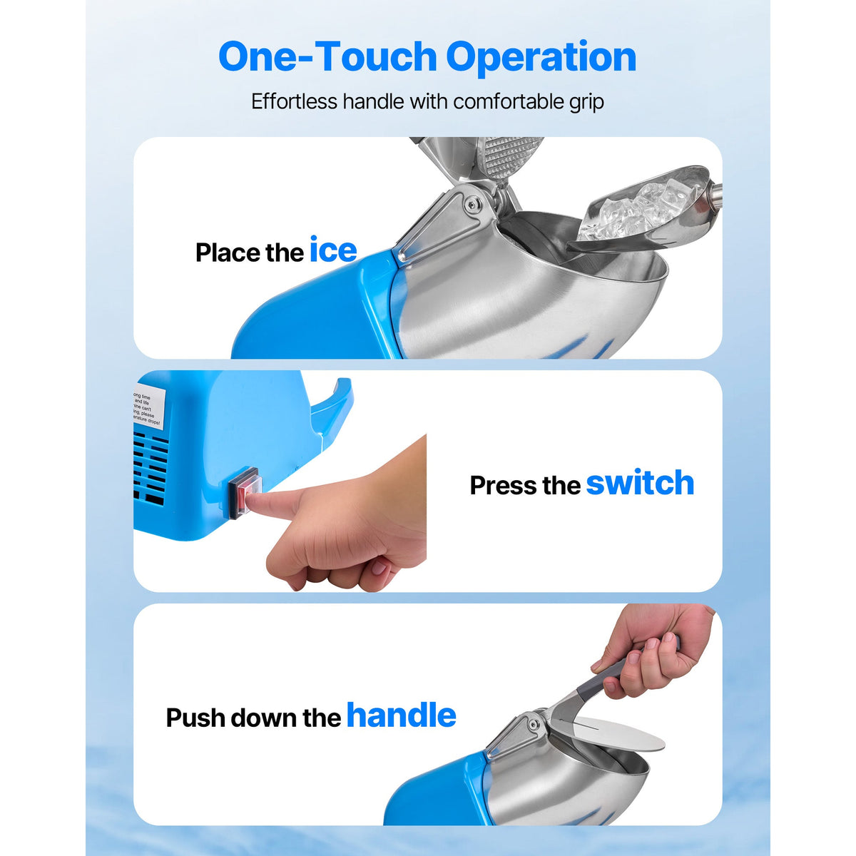 Ice Crusher Machine - 286lbs Per Hour