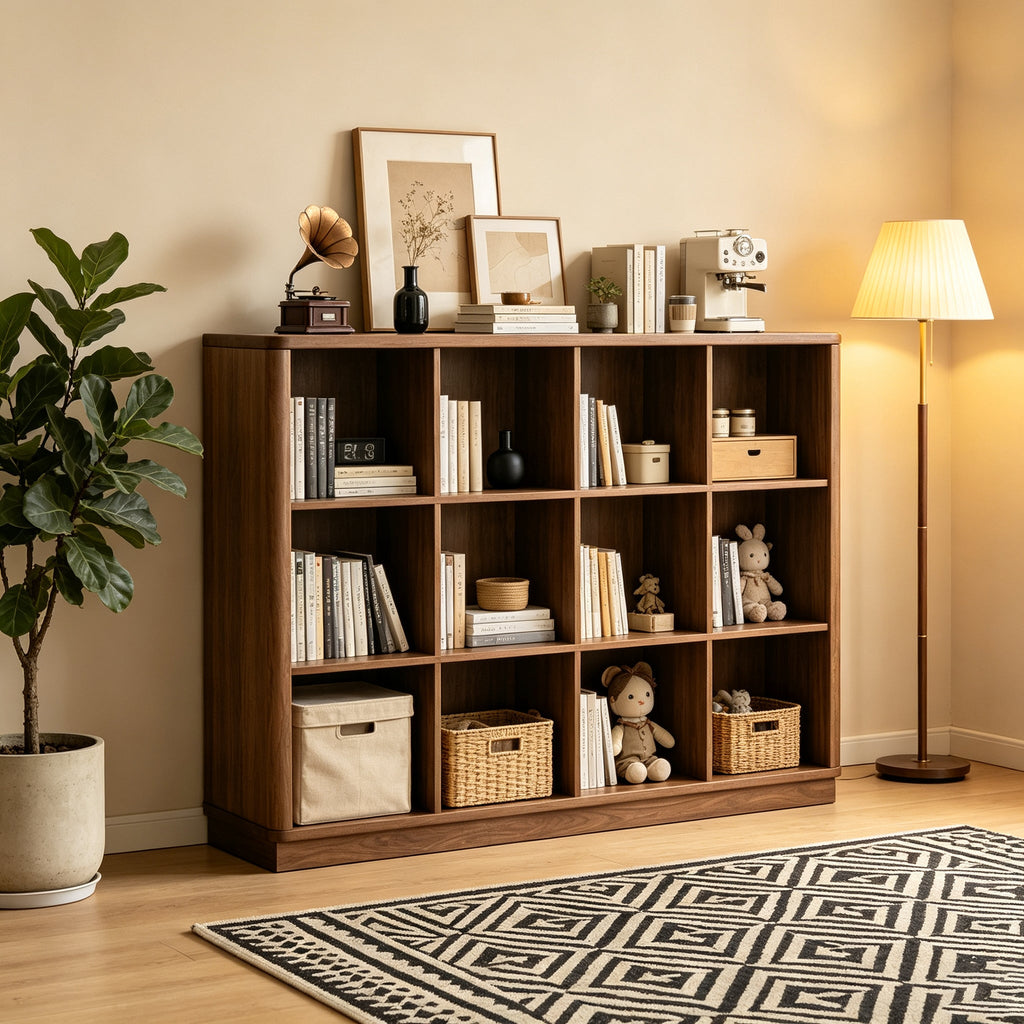 Book Shelf Cube Storage Organizer Bookcase - 12 Cube Storage Cubes