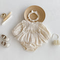 Baby Girl's Long-sleeve Cotton Autumn Romper