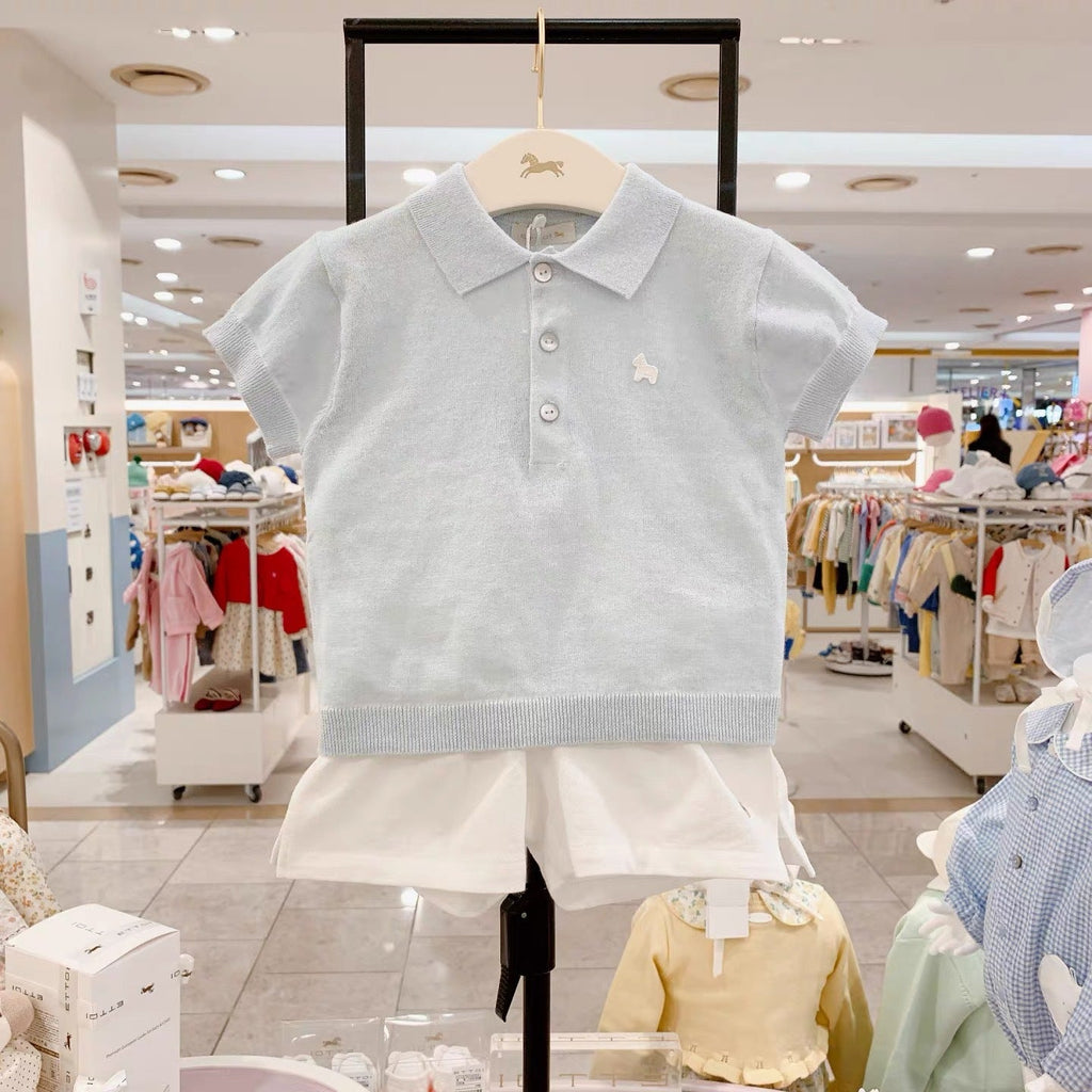 Summer-style Children's Simple Lapel Casual