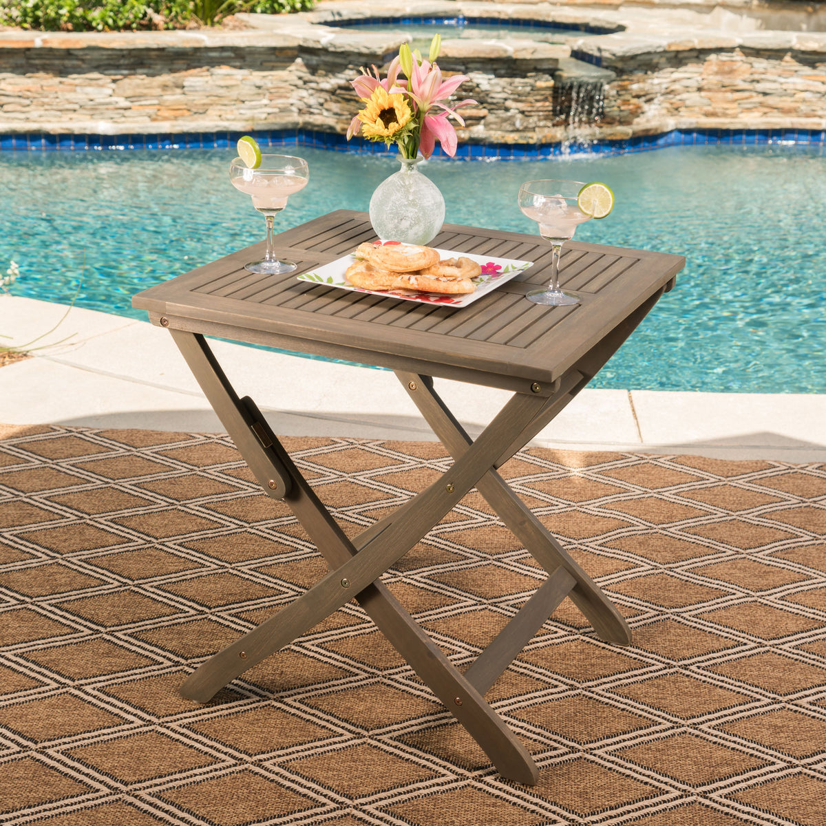 Positano 25" Foldable Bistro Table