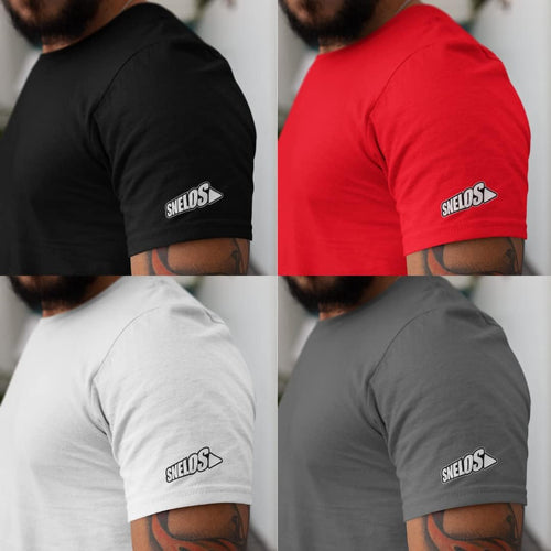 SNELOS Sneaker Outfit Graphic Tee for Men Soft Cotton Streetwear T Shirt Casual Top for Sneaker Lovers