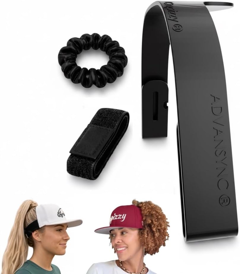 ADVANSYNC Capizzy - Converts Any Baseball Cap Into a Visor and Ponytail Hat