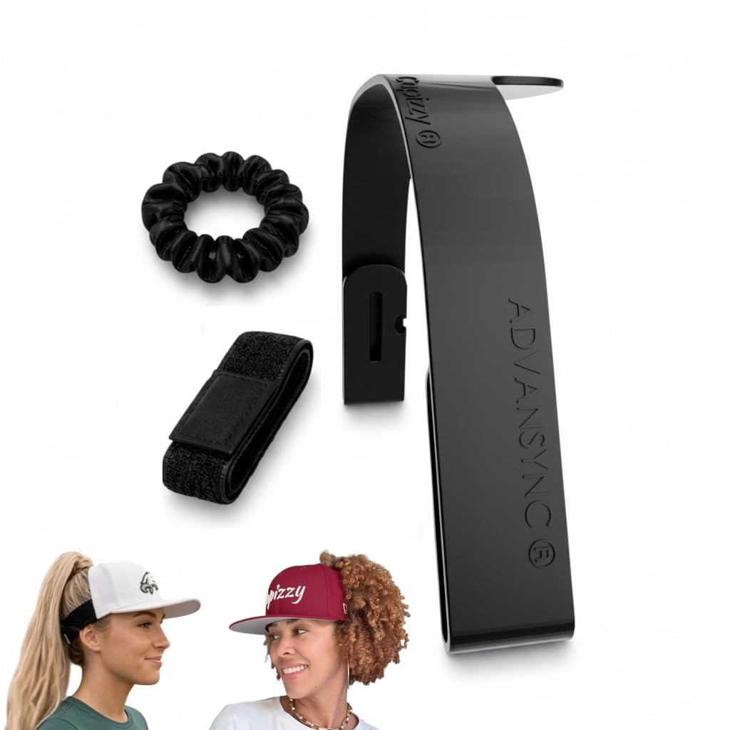 ADVANSYNC Capizzy - Converts Any Baseball Cap Into a Visor and Ponytail Hat