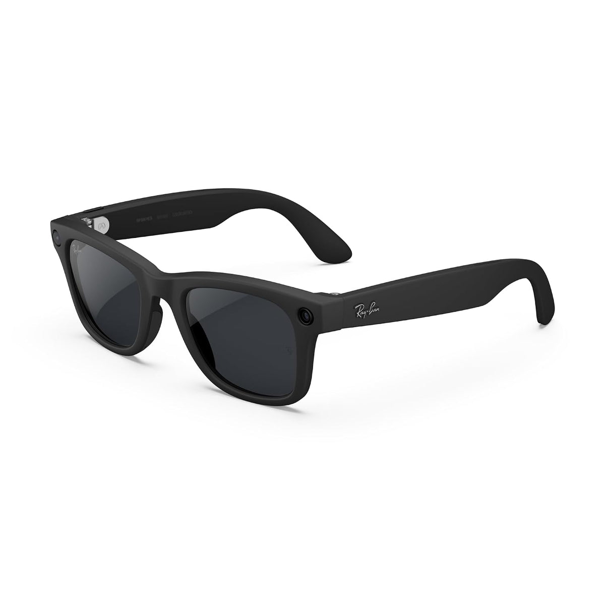 Meta Ray-Ban (Gen 2) Wayfarer Smart AI Glasses, Matte Black, Transitions®