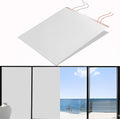 Black Window Privacy Film (27.5" x 39.5") | Switchable, Window Film | Smart Film for Home & Office Windows | Adhesive Privacy Film | Heat Insulation UV Blocking–Clear to Black Opaque