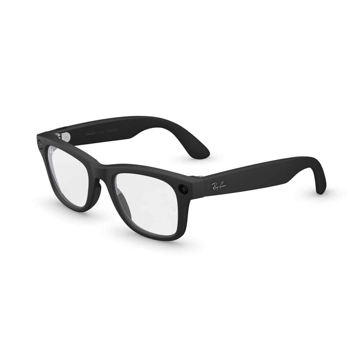 Meta Ray-Ban (Gen 2) Wayfarer Smart AI Glasses, Matte Black, Transitions®