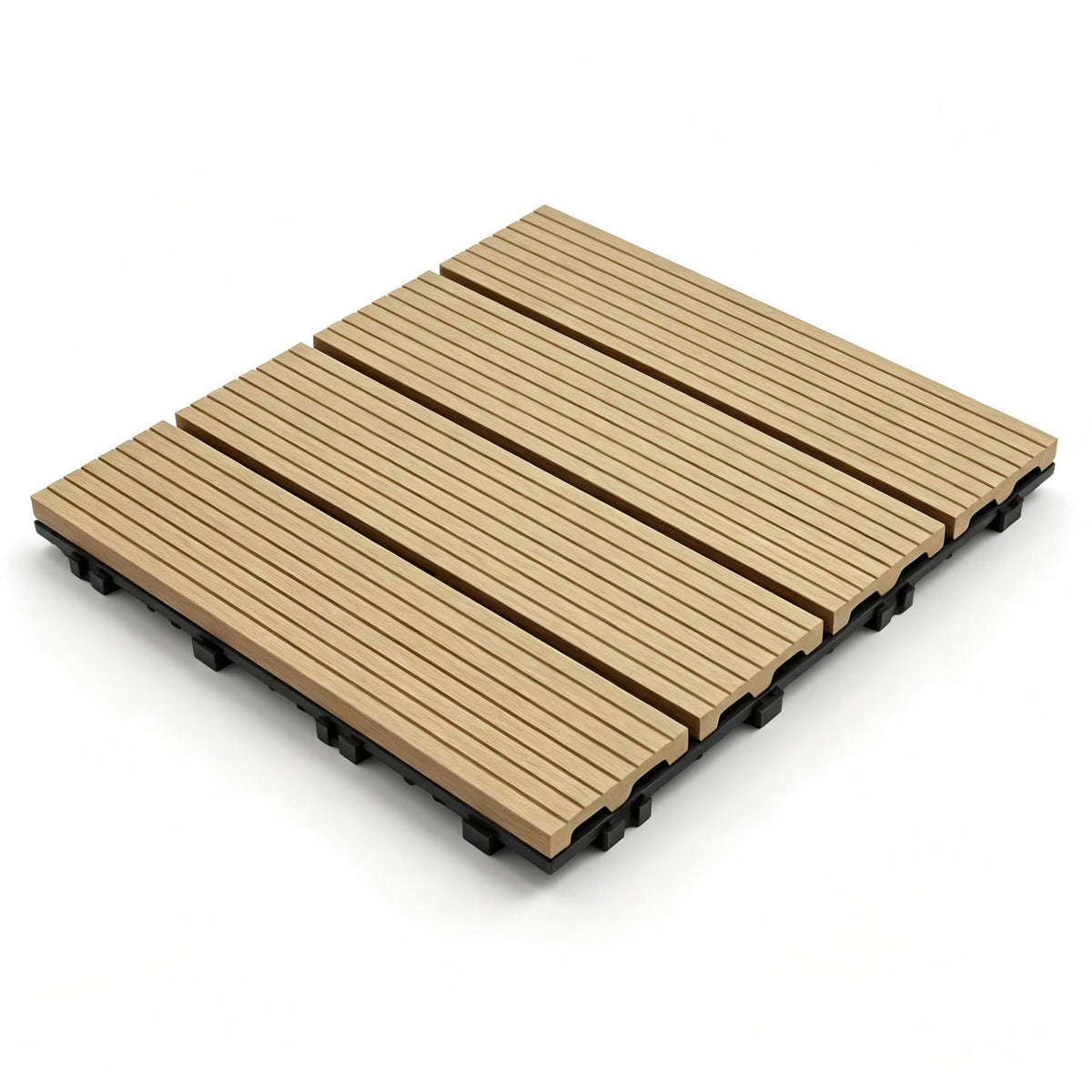 Interlocking WPC Deck Tiles 11.8"x11.8" (25 Pack)