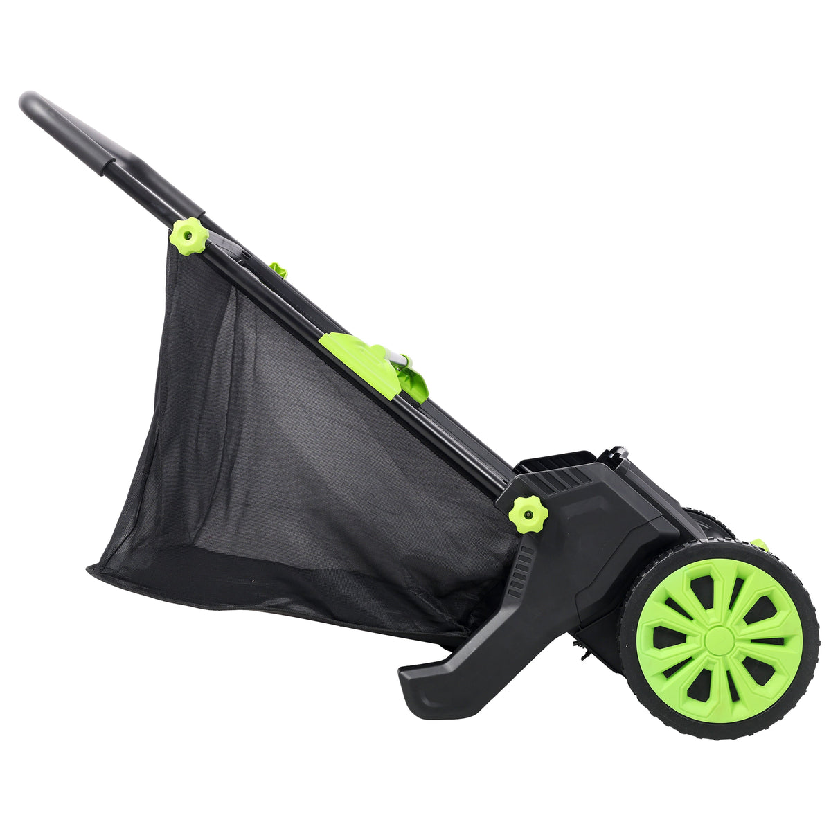 Hand Push Lawn Sweeper - 21 Inch Leaf & Grass Collector