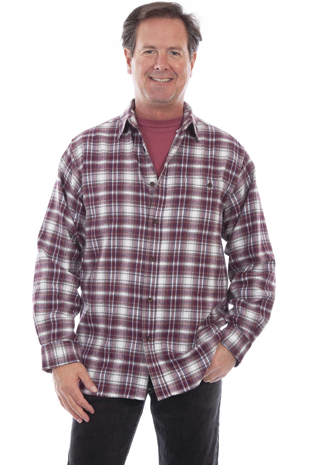 Scully One Pocket (5279) - Men's Flannel Shirt