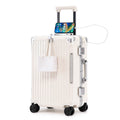 20 Inch Carry On Luggage, Aluminum Frame ABS Hard Shell Suitcase