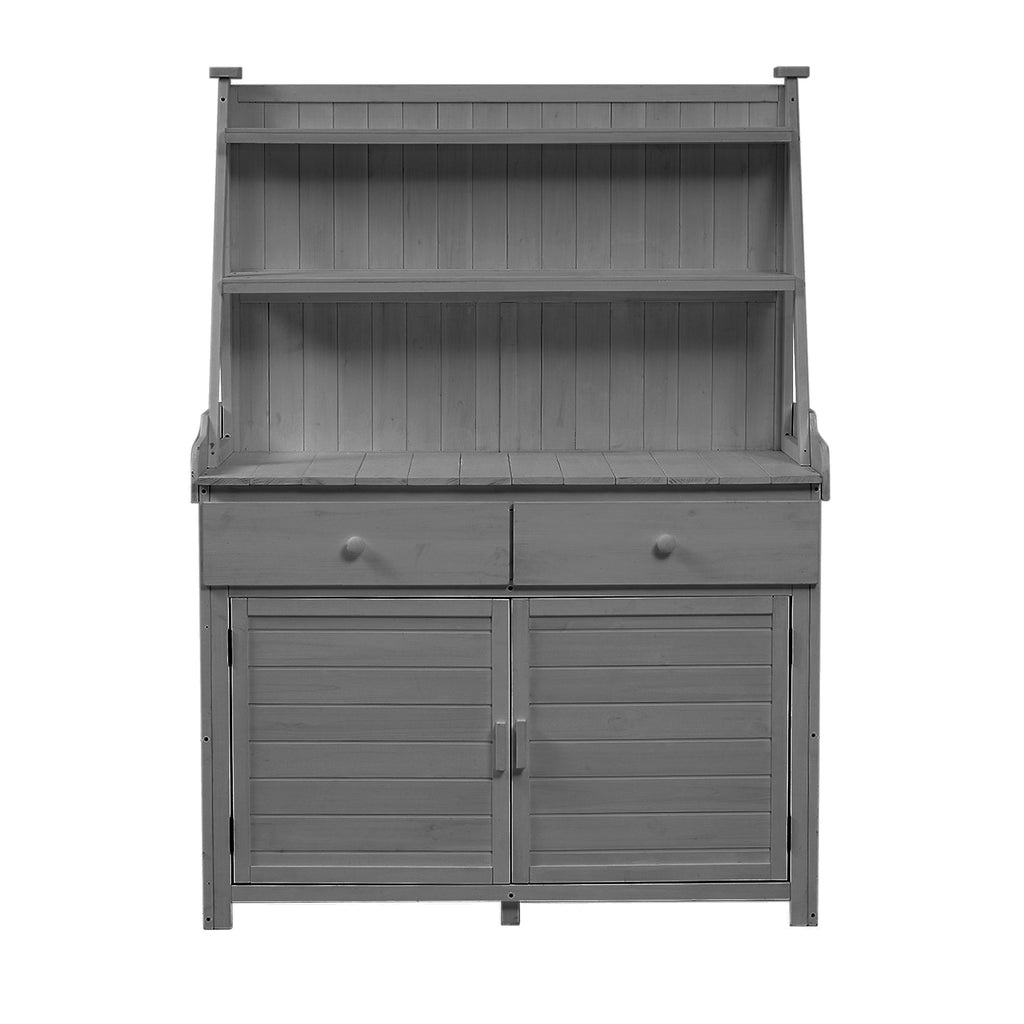 TOPMAX 65-Inch Garden Potting Bench Table