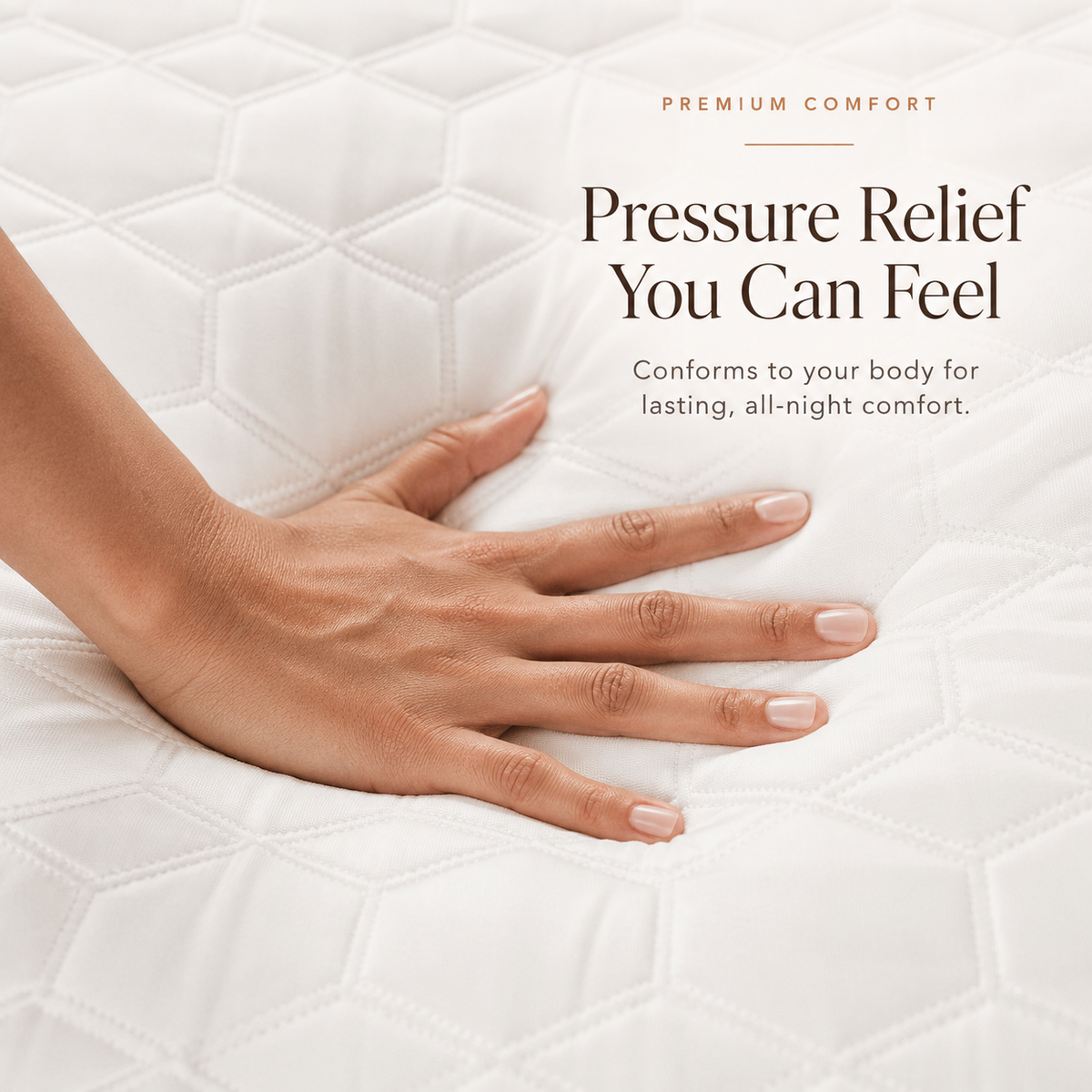 Copper Infused 12 Inch Plush Memory Foam Short Queen Mattress