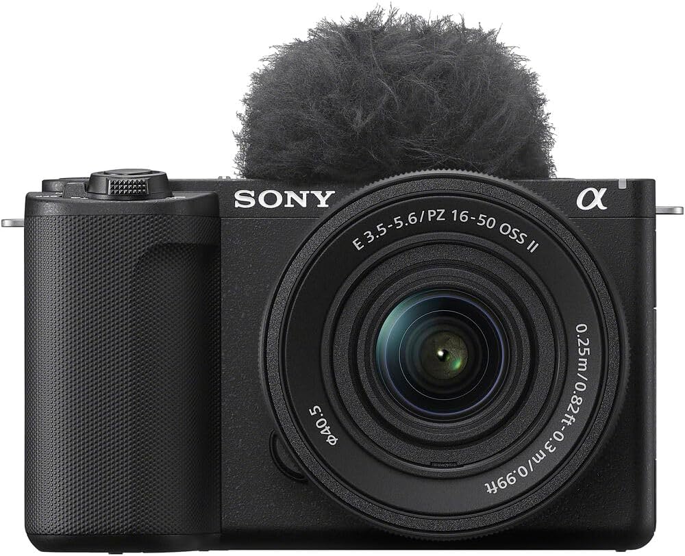 Sony ZV-E10 II Mirrorless APS-C Vlog Camera w/ 16-50mm Lens Black Bundle