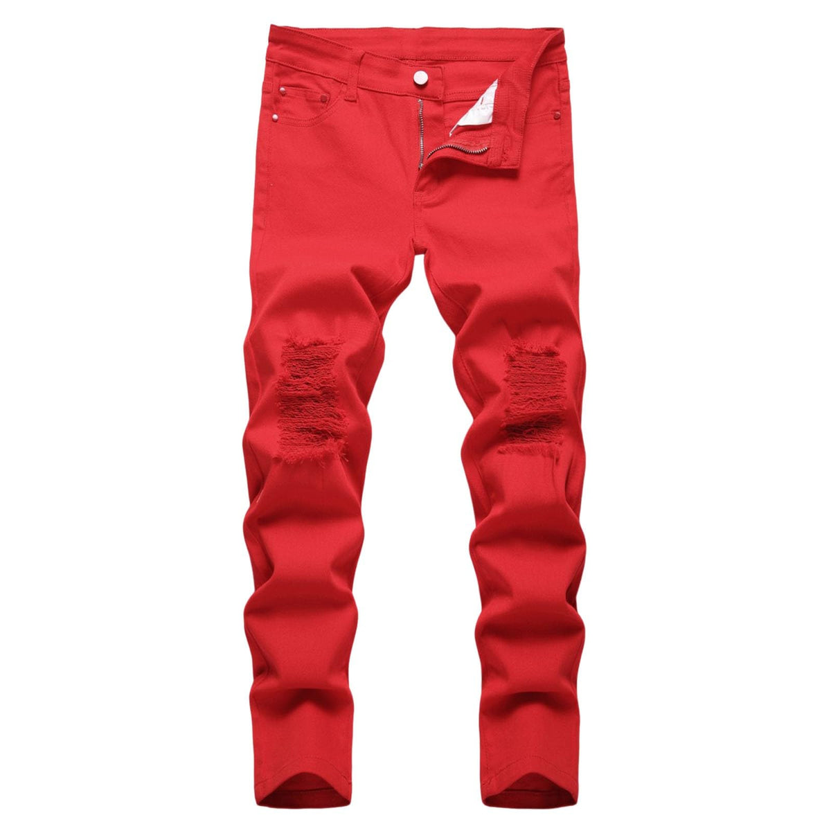 Boy's Stretch Comfy Ripped Jeans Skinny Fit Destroyed Distressed Fashion Washed Denim Jeans Pants 3-16 Years
