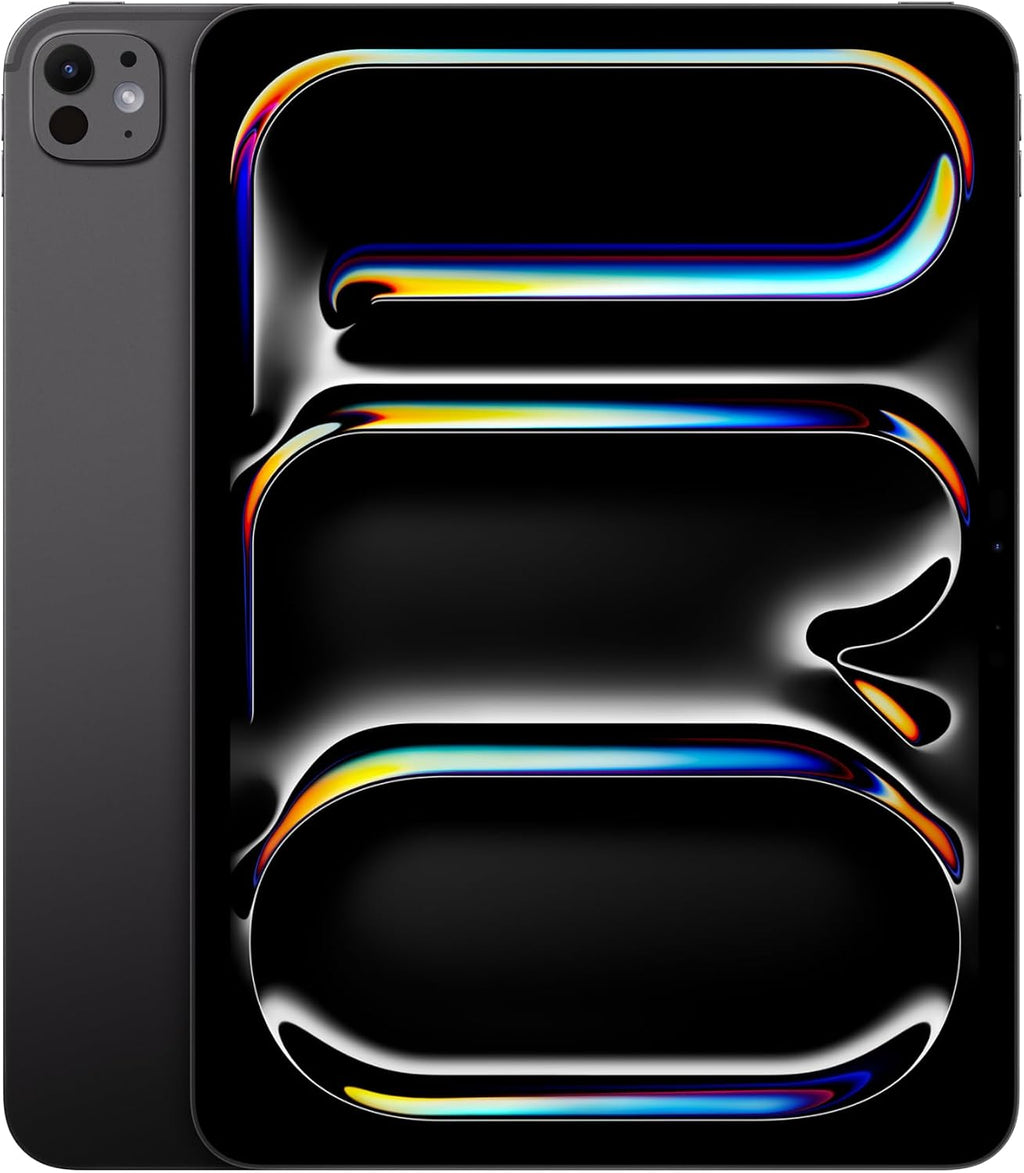 Apple iPad Pro 11-Inch (M4): Built for Apple Intelligence, Ultra Retina XDR Display - Nano-Texture Glass, 2TB, 12MP Front/Back Camera, LiDAR Scanner, Wi-Fi 6E, Face ID — Space Black