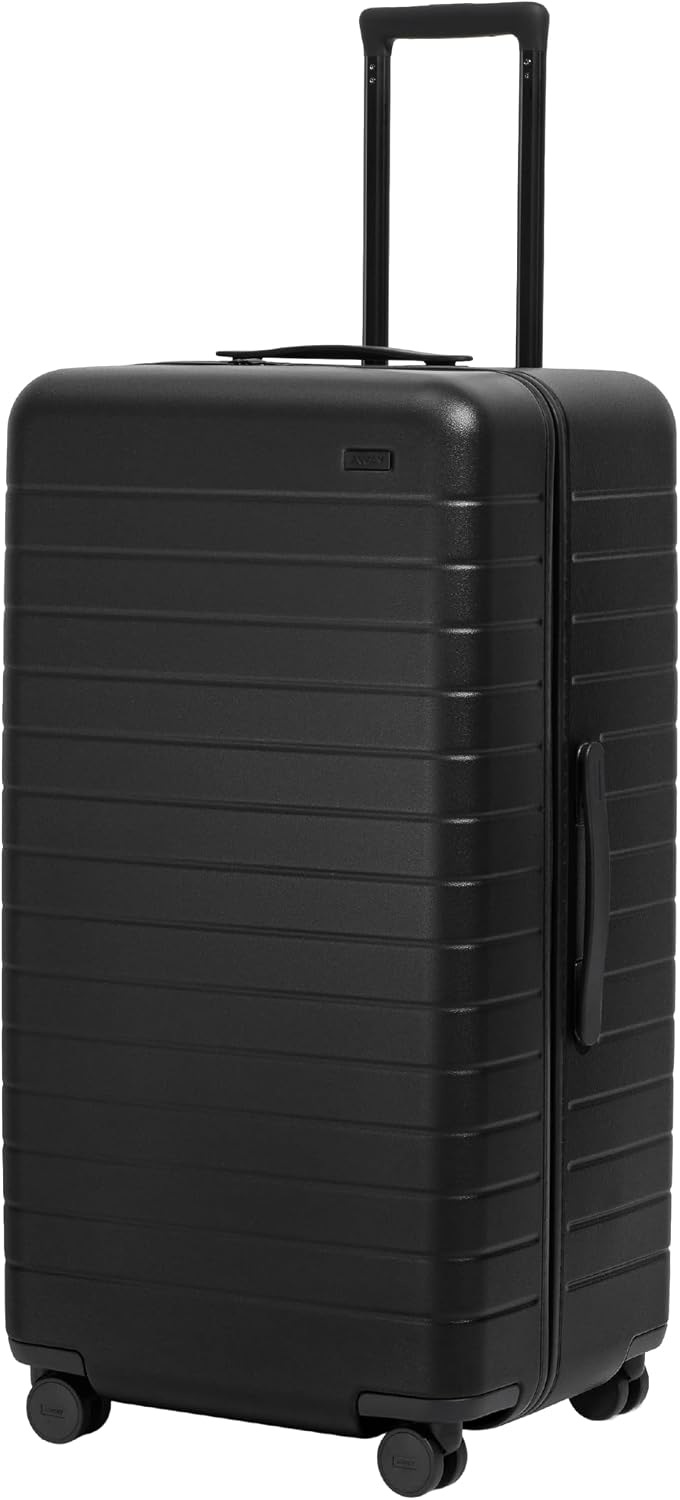 Away Trunk Checked Luggage, 31-inch Lightweight Hardside Spinner Suitcase