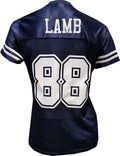 Custom Glitterflake Lamb Womens Navy Jersey Size Medium