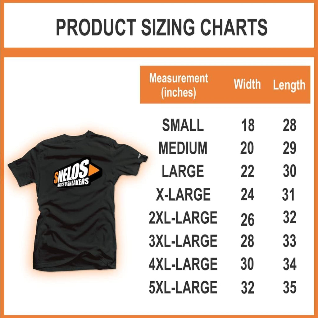 SNELOS Sneaker Matching Graphic Tee for Men Cotton Streetwear T Shirt Casual Everyday Top