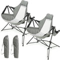 Hammock Camping Chair with Steel Frame - Grey or Black
