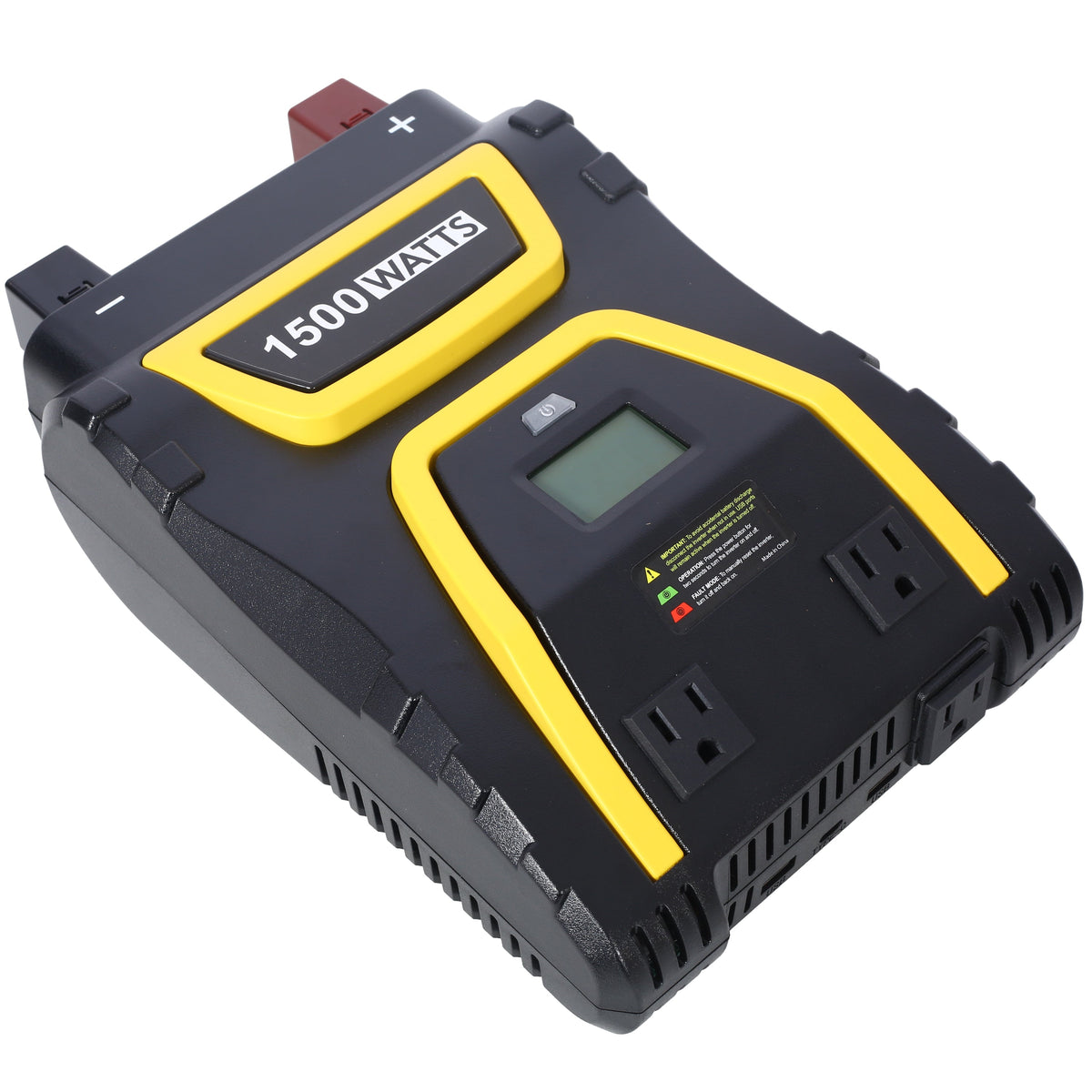 1500 Watt Power Inverter with LCD Display - Portable AC Power Solution