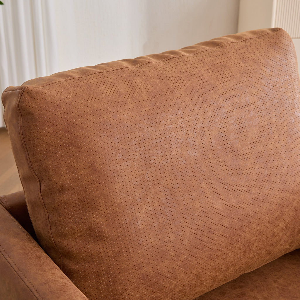 30.7"W Upholstered Square Swivel Accent Chair