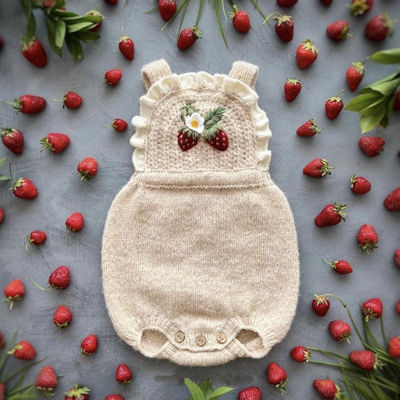 Hand-knitted Wool Yarn Romper Kit For Children